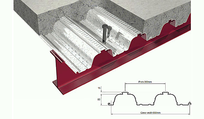 Metfloor 80 Steel Decking media 1