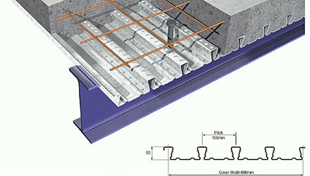 Metfloor 55 Steel Decking